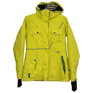 Orage Women’s Yellow Snow/Ski Jacket with Hood   Sz S